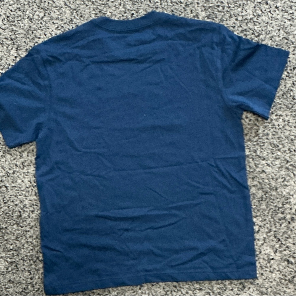 Custom Designed Blue Graphic T-Shirt with French Bulldog Design- New With Tags - Picture 3 of 3